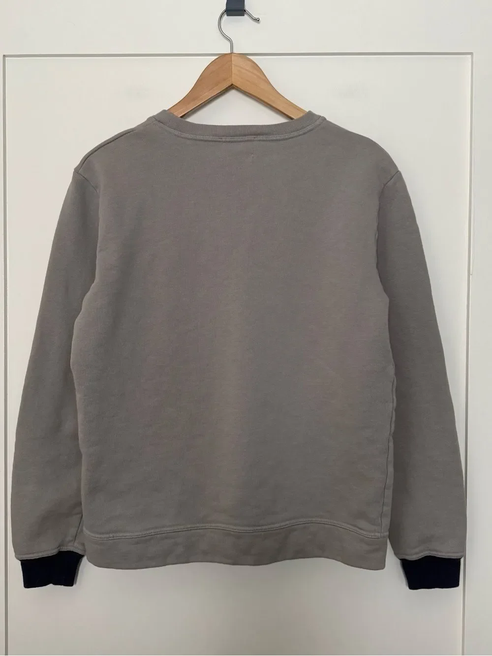 Oliver Spenser Sweatshirt Mens Sz S Gray Crewneck Cotton Cashmere Preppy